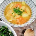 在宅勤務のおじさん's cooksnap of when they made シーチキンとさつまいもの具沢山おみそ汁.