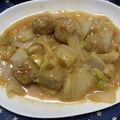 ぽあちゃん☆'s cooksnap of when they made 白菜と肉団子の中華あんかけ炒め.