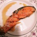 ♬あじさいのレシピ♬'s cooksnap of when they made 塩鮭のムニエル♫レモンバターソースがけ.