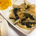緑の人魚's cooksnap of when they made もやしと乾燥わかめの簡単ナムル.