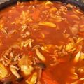 なごめぐママ's cooksnap of when they made トマト缶で作る甘め濃厚【トマト鍋】.