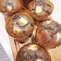ハッピーまるしぇ's cooksnap of when they made 米粉マフィン♪ブルーベリ&クリームチーズ.