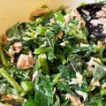 クックVKF6S7☆'s cooksnap of when they made あしたばのツナごまマヨ和え.