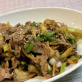 クック7A015T☆'s cooksnap of when they made 舞茸と牛肉のすき焼き風炒め☆お肉柔らか！.