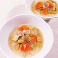 みぽぽ37's cooksnap of when they made 白菜と黒こしょうの糀甘酒スープ.