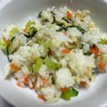 たべたべこ's cooksnap of when they made 栄養満点☆小松菜の混ぜご飯.
