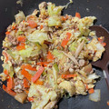 クッククマキチクン's cooksnap of when they made 合挽き肉胡瓜炒め 簡単美味♡.