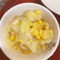 ぱてすん's cooksnap of when they made 優しいお味♡白菜とコーンのあっさり煮♫.