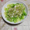 くネコまろす's cooksnap of when they made 鶏むねキャベツのレンジ蒸しレモン葱塩だれ.