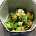 くっくペタ's cooksnap of when they made 時短なあと1品　おかかのオクラ和え.