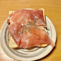さすらい's cooksnap of when they made おひとりさまパンがサクサク生ハムトースト.