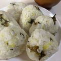papikun's cooksnap of when they made 高菜ツナチャーハンおにぎり.