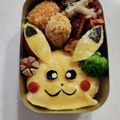 こちゃ。's cooksnap of when they made オムすび☆ピカチュウのキャラ弁.