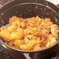 ロン子's cooksnap of when they made 豚肉とじゃがいもの煮物☆ちくわ入り.