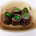 まこチャウ's cooksnap of when they made 菜の花✿牛肉巻き.