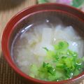 taruママ's cooksnap of when they made 寺のじさまの大根味噌汁～扇に千本、賽ノ目.