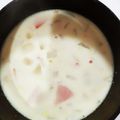 ちっず's cooksnap of when they made 簡単！あさり水煮缶でクラムチャウダー♪.