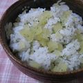 ゆみにゃむ's cooksnap of when they made たくあんと大葉のごま油☆おにぎり.