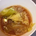 げんそら's cooksnap of when they made キャベツと挽き肉の食べるスープ.