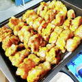にゃむぱー's cooksnap of when they made ☆簡単☆コーンとカレーの鶏の丸め焼き.