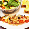 hitomiogasawara's cooksnap of when they made 鮭のオニオンマヨネーズ焼き.