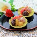 runa10's cooksnap of when they made 子供と一緒に♡いちご白玉ミルク♡ひな祭り.