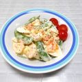 ＠迷子＠'s cooksnap of when they made デリ風♡スナップエンドウと半熟卵のサラダ.