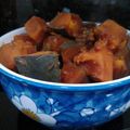 FaithAloha's cooksnap of when they made 母秘伝(^^♪かぼちゃの煮もの.