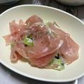 たべたべこ's cooksnap of when they made チンゲン菜と生ハムのマヨサラダ.