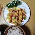よちりん's cooksnap of when they made トマトと色々具材のオムレツもどき♫.