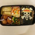 Lulu♪♪'s cooksnap of when they made ワンピース＊サニー号とメリー号のキャラ弁.