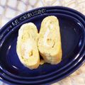 tikariri's cooksnap of when they made 朝食やお弁当に。白だし青ねぎ☆卵焼き.