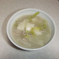 きらり流れ星's cooksnap of when they made 白菜とひき肉のくずあん汁.