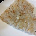 ばたみそーぱん☆'s cooksnap of when they made レンジですごく簡単♪もっちもち大根餅　.