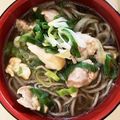 ☆yopipi's cooksnap of when they made ネギたっぷり♡温かい鶏ネギ蕎麦.