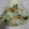 ☆こばと☆'s cooksnap of when they made お茶漬けの素アレンジ♪お茶漬けおにぎり.