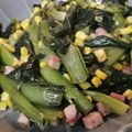めい♡二児のワーママ's cooksnap of when they made 青菜のウインナーとコーン炒め.
