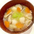 悠LOVE航's cooksnap of when they made 米粉でもちもちだんご汁！米粉活用.