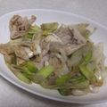 きらり流れ星's cooksnap of when they made 豚肉と白菜とねぎだれのフライパン蒸し.