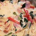 koyumix's cooksnap of when they made 簡単♪ベーコンと野菜のミルクカレースープ.