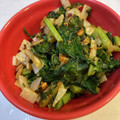 yu228's cooksnap of when they made おつまみ♪大根葉と皮の食べるラー油炒め♪.