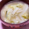 わたさな2016's cooksnap of when they made かんぴょうと白菜のお味噌汁.