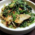 who‐ka's cooksnap of when they made 春菊と舞茸のごま和えコチュジャン風味.