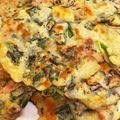 Minnie74's cooksnap of when they made 塩昆布と豚肉入りチーズのジョン（チヂミ）.
