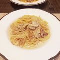 ＴＯＭＯ ＹＵ's cooksnap of when they made なめ茸クリームパスタ.
