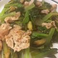 のらむーちょ's cooksnap of when they made 豚肉と小松菜の醤油炒め.