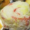 ゆけり３兄弟's cooksnap of when they made 息子考案♥カニカマ♪チーマヨおにぎり☆.