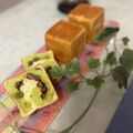 のえきょう's cooksnap of when they made ミニサイコロ食パン♡抹茶うずまき豆パン.
