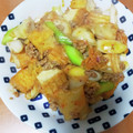 さらさんレシピ's cooksnap of when they made 厚揚げとひき肉のキムチ炒め.