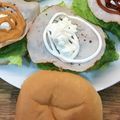 Ruriluru's cooksnap of when they made コンビニと同じシャキシャキレタスサンド！.